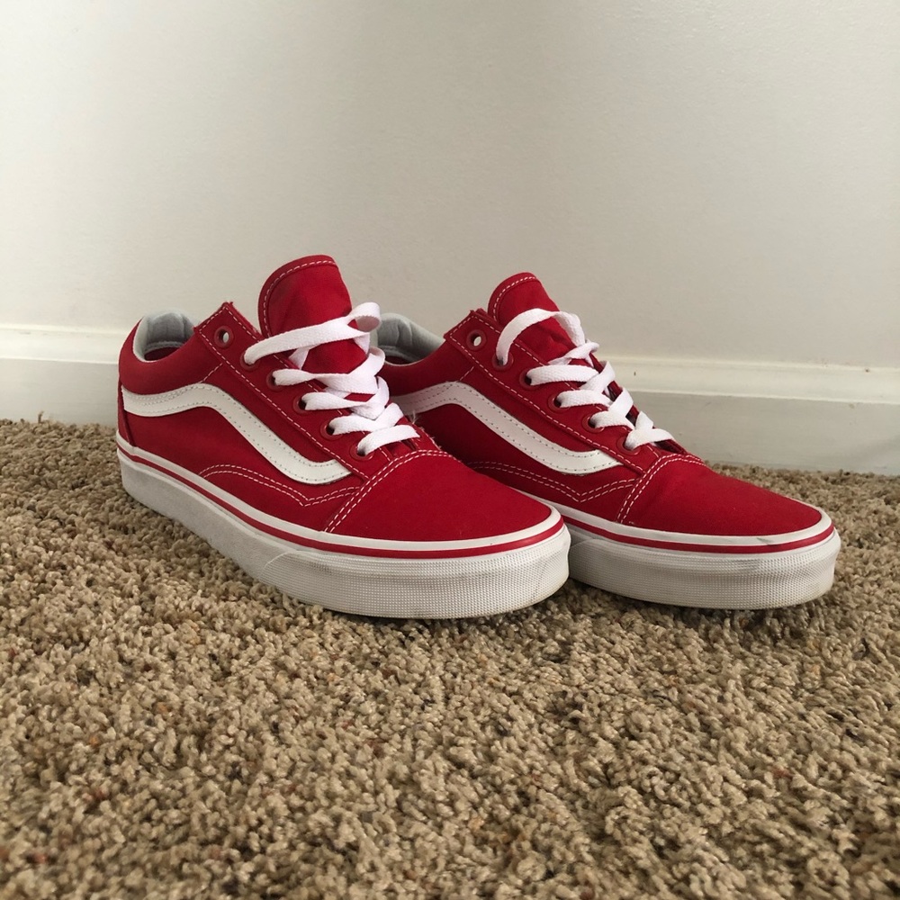 Red Old Skool Vans